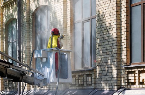Brick Facade Cleaning in Saint Petersburg